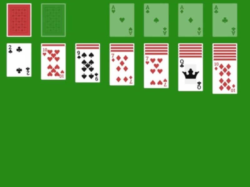 Spēle Solitaire švīka online
