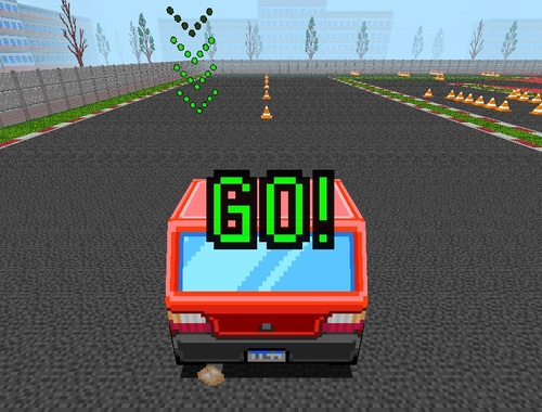 Spēle Auto braukšanas eksāmens  online