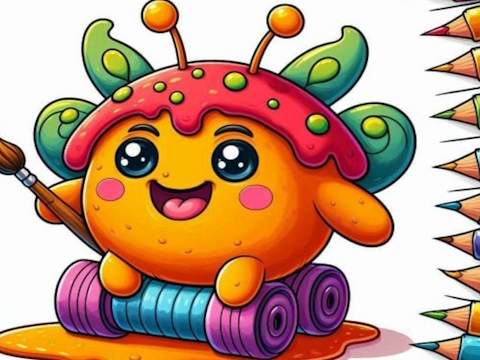 Spēle Sprunki krāsojamā grāmata  online
