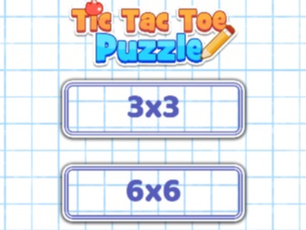 Spēle Tic Tac Toe Puzle  online