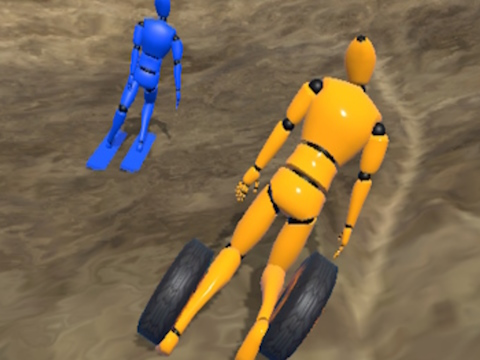 Spēle Ragdoll Racing: Extreme lejup online