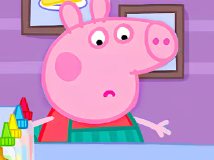 Spēle Puzle: Pankūka Peppa Pig  online