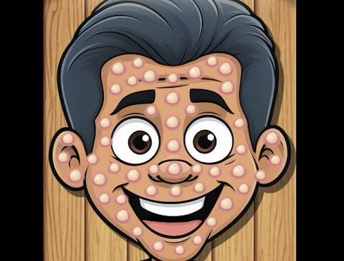 Spēle Karikatūra Pimple Pop  online