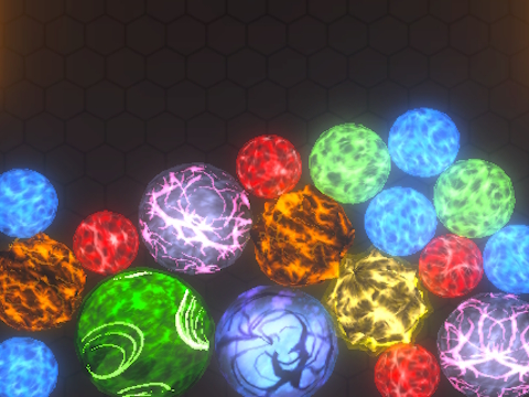 Spēle 3D bumbas: sapludiniet  online