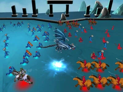Spēle Kaujas simulators — smilšu kaste  online