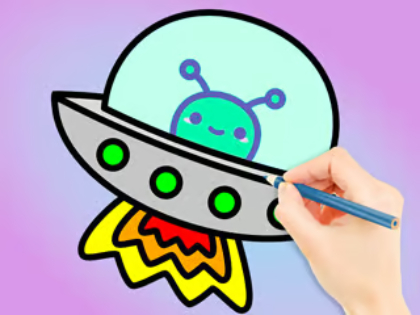 Spēle Krāsojamā grāmata: Galaxy Wander  online