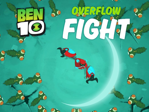 Spēle Ben 10 pārpildes cīņa  online