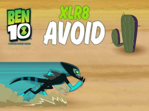 Spēle Ben 10 Xlr8 Izvairieties  online