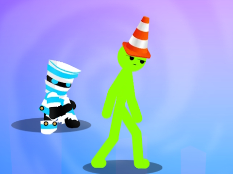 Spēle Parkour Master: Stickman Race online