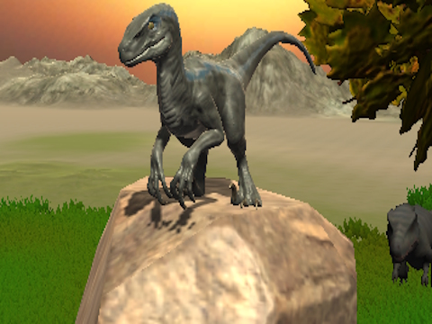 Spēle Dino simulatora pilsētas uzbrukums  online