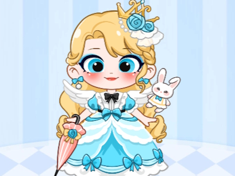 Spēle Mazās princeses saģērbt  online