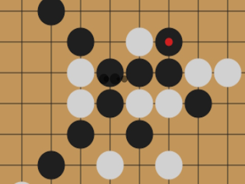Spēle Gomoku: pieci akmeņi pēc kārtas  online