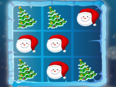 Spēle Ziemassvētku Tic Tac Toe  online