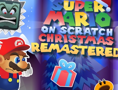 Spēle Super Mario on Scratch Christmas Remastered online