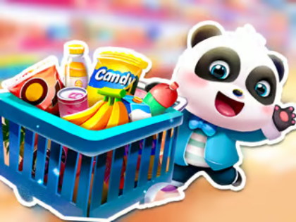 Spēle Puzle: Baby Panda Melnā piektdiena  online