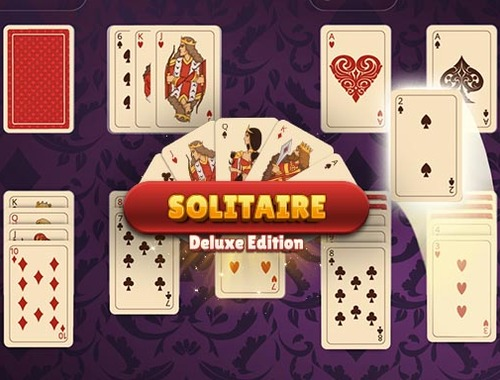 Spēle Solitaire Deluxe Edition online
