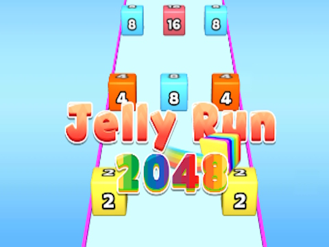 Spēle Želejas skrējiens 2048 online