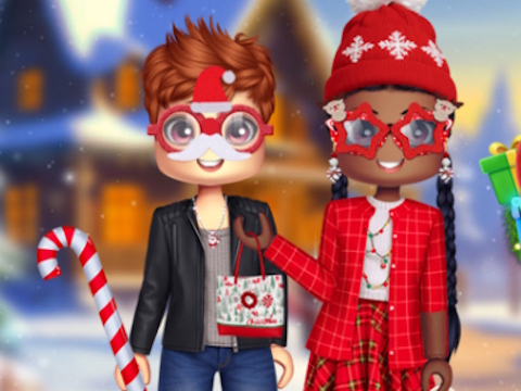 Spēle Roblox Ziemassvētku kleita  online