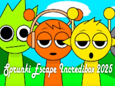Spēle Sprunki Escape Incredibox 2025 online