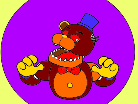 Spēle FNAF krāsojamā grāmata  online