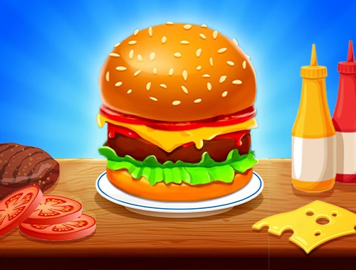 Spēle Burger kafejnīca  online
