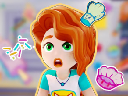 Spēle Puzle: LEGO Friends Kitchen Пазл: Лего кухня с друзьями  online