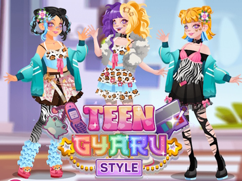 Spēle Pusaudžu Gyaru stils  online