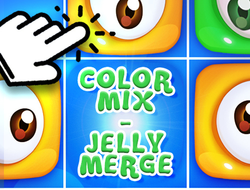 Spēle Krāsu maisījums - Jelly Merge  online