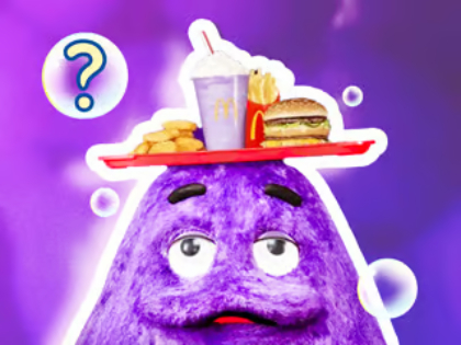 Spēle Bērnu viktorīna: Grimace Shake nieki  online