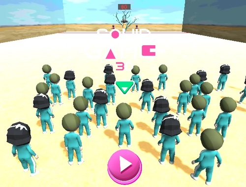 Spēle Kalmāru spēle Race 3d  online