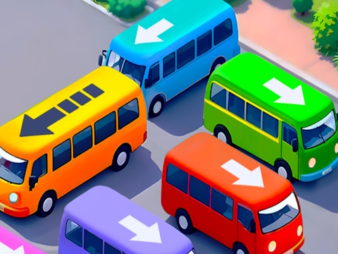 Spēle Autobusu stāvvieta ārpusē  online