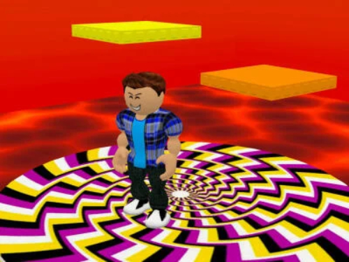 Spēle Roblox: Parkour lava online