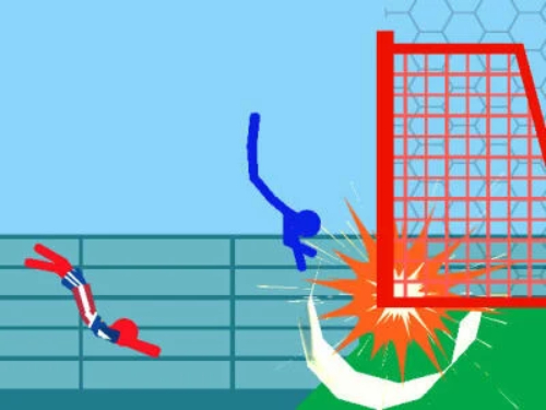 Spēle Ragdoll Soccer: 2 spēlētāji  online
