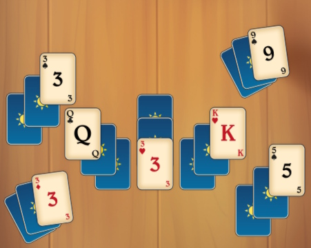 Spēle Solitaire svētki  online