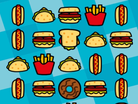 Spēle Spēle Food Match  online
