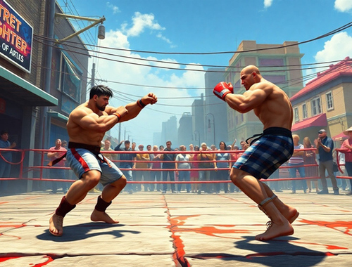Spēle Īsts Street Fighter 3D  online