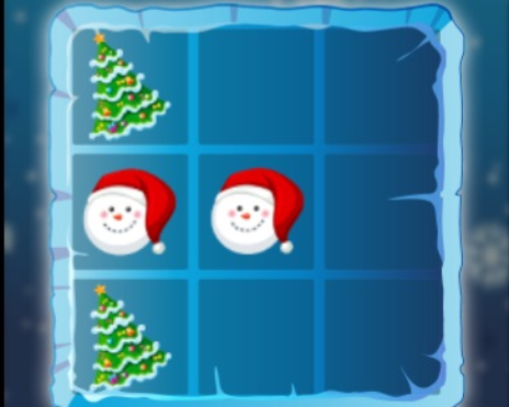 Spēle Ziemassvētku Tic Tac Toe  online