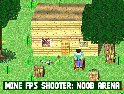 Spēle Mīnu FPS šāvēja: Noob Arena  online