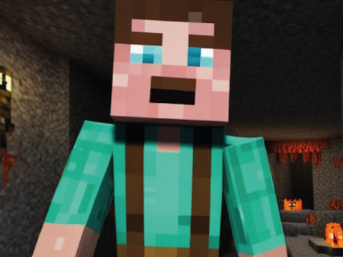 Spēle Šausmu pilsēta Minecraft izdzīvo  online