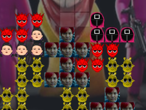 Spēle Kalmāra spēle x Sprunki tetris online