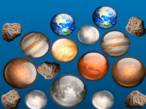 Spēle Apvienojiet planētu telpu!  online