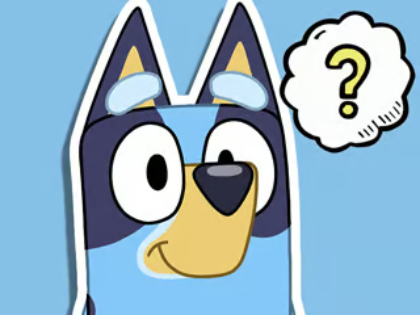 Spēle Bērnu viktorīna: Bluey Plot Trivia  online