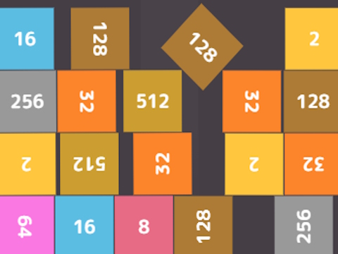Spēle 2048 kubi  online