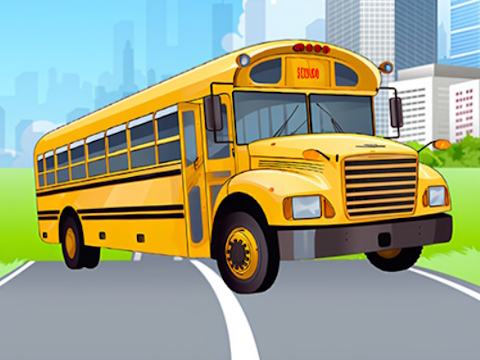Spēle Autobusa pietura: 2048!  online