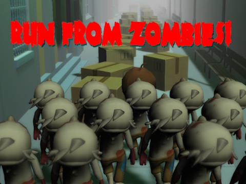 Spēle Skrien no zombijiem!  online