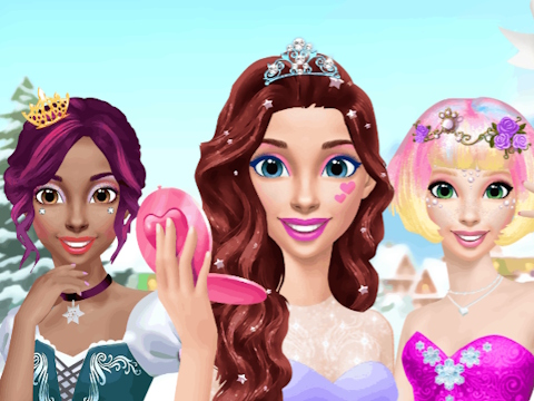 Spēle Princeses Glorijas grima salons  online