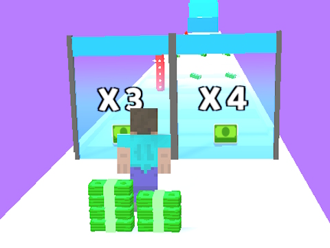 Spēle Minecraft naudas kaudze  online