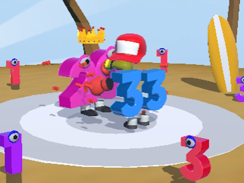 Spēle Numurs darbojas 3D  online