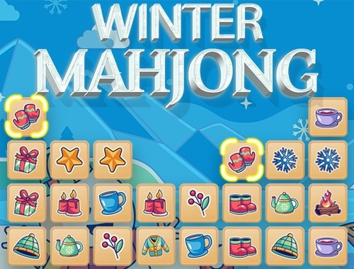Spēle Ziemas mahjongs  online