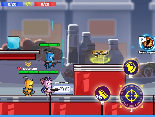 Spēle Pudeles atriebējs Royale  online